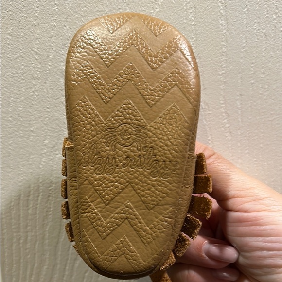 Itzy Ritzy Moc Happens Leather Moccasins - Brown - Picture 3 of 4